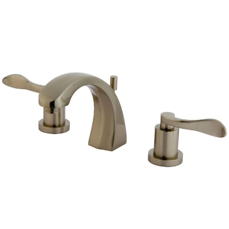 Kingston Brass KS4988DFL 8" Widespread Bathroom Faucet, Brushed Nickel KS4988DFL
